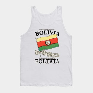 Vintage Flag of Bolivia Tank Top